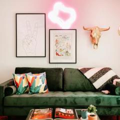 Neon Cool with Pool Clarksville by DT FREE PARKING