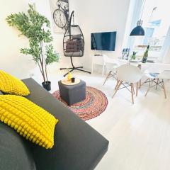 Mola Apartments- Trendiges Apartment in der City-Nähe Dortmund-Terrasse-3 Gäste-WLAN