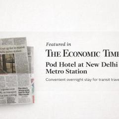 Metro POD Hotel at New Delhi Metro & Railway Station
