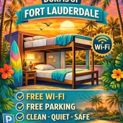 Peace and Quiet Ft Lauderdale - Women and Men Dorm No Mix - Long Term Ok