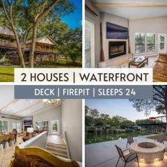 2 Family Houses Waterfront Wurstfest Fun Sleeps 24
