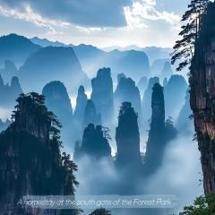 Zhangjiajie Southgate Flower Garden Lodge at the Park Entrance