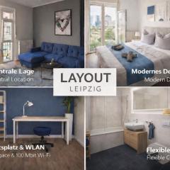 LAYOUT LEIPZIG - Modernes Apartment in Zentrum-Ost