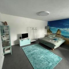 Moderne Unterkunft mit Wellnessflair