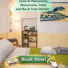 Zen Studio in the Center With Free Parking and 24Hours Automatic Check-In with Netflix Dazn and Disney Plus