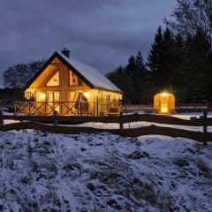 Hygge z kominkiem i sauna Piasek Cedynia Chojna