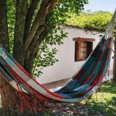 Cabaña para 5 personas con piscina y parque en La Falda