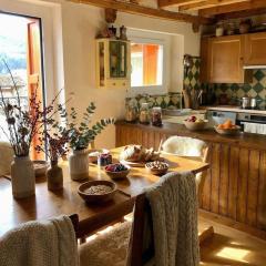 19th century stone house in the French Pyrenees