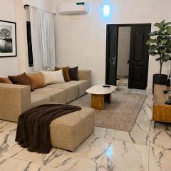 Modern apartment with large terrace & lake view