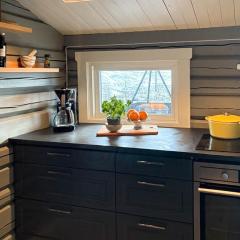 Modernized Log Cabin With Views Of The Mountains