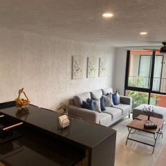 Modern apartment, valley view and parking - Tonalá