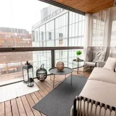 2ndhomes Luxurious Kamppi Center 2BR Apartment with Sauna & Balcony