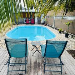 Sermie T2 climatisé avec piscine