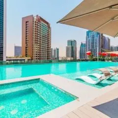 Vogue Vacation Homes, Downtown Mag318 near Burj Khalifa and Dubai Mall, Studio Apartment with Balcony, Canal and City View, Access to all Amenities