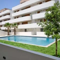 T2 with Terrace & Pool 300m from the Beach