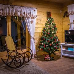 Borowikowe Zacisze drewniane domy z dostępem do balii i sauny