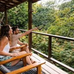 Treetop Cottage Escape in Tropical Garden Near San Ignacio