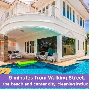 TEWAREE VILLA - PATTAYA HOLIDAY HOUSE WALKING STREET 4 bedrooms