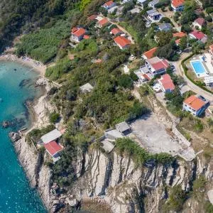 Luxury Seafront Villa Exclusive Pag with private pool by the beach on Pag island