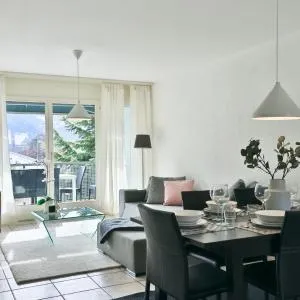 Large modern apartment in a residential area in Sierre