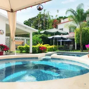 Preciosa Casa Maya Alberca y Jacuzzi Jiutepec Cuernavaca