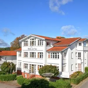 Haus Blick zur See FeWo 13 Gartennutzung, Terrasse, Sauna- und Schwimmbadnutzung im AHOI Sellin