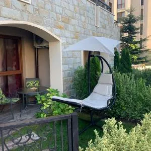 Luxury Orchid apartment with a garden in a private hotel complex Cascadas Bulgaria