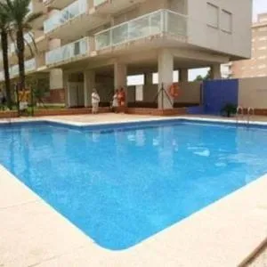 3 bedrooms appartement with sea view shared pool and enclosed garden at Guardamar del Segura 4 km away from the beach