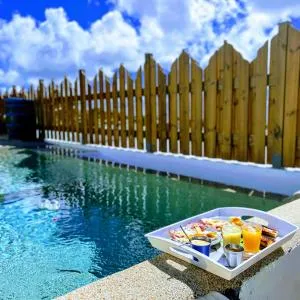 Villa Amaryllis luxueuse,piscine,vue mer,plage