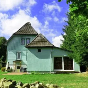 Luxury holiday home in Harz region in Elend health resort with private indoor pool and sauna