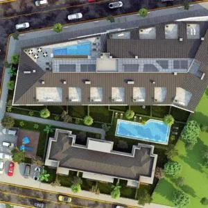DeLuxe Residance Twins Pools on SKY#