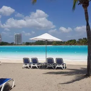 Cómodo apto de playa con muchas amenidades