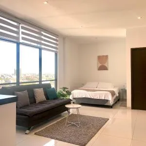 Monoambiente moderno con una vista espectacular!