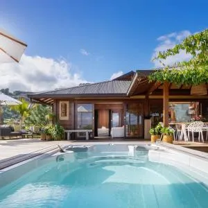 Villa Manuiti, balinese luxury home - private swim SPA, ocean view - OFYR BBQ - KoÏ pond