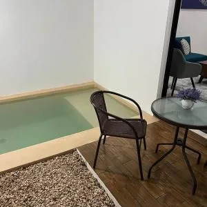 New & beautiful apartment GF with private pool