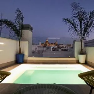 Luxury Penthouse with private pool Setas monument