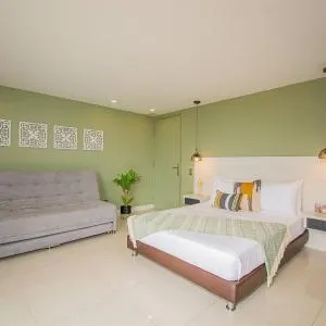 Cozy Studio, fast internet, Poblado, parking