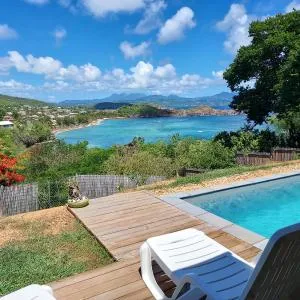 la villa caribéenne de la plage des surfeurs