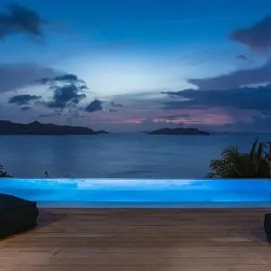 Infiniti 2 BR Private Luxury Villa Breath Taking View in St Barth