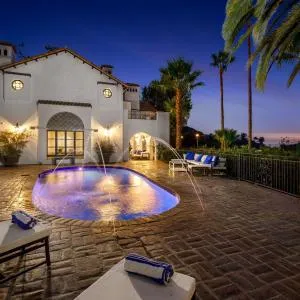 Elegant Spanish Style Estate In A Canyon Setting
