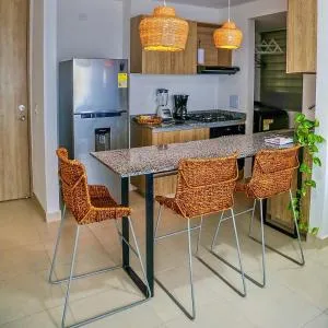 Apartaestudio vacacional en Santa Marta