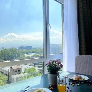 MEDINAHOTELKZ, # 63, вид на горы, 15 мин пешком до арбата, HALAL