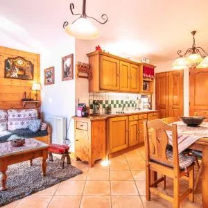 Appartement de 2 chambres a Pralognan la Vanoise a 150 m des pistes avec jardin et wifi
