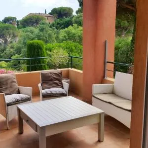 Appartement de 2 chambres avec piscine partagee terrasse amenagee et wifi a Roquebrune sur Argens a 1 km de la plage