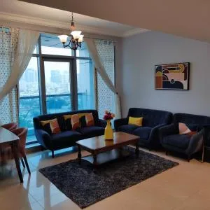 Walk to the Beach, Charming 3-Bedroom Home in Ajman Corniche Residences