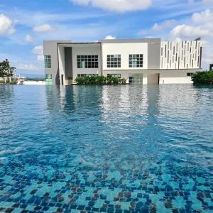 Eid2 SKS Habitat Larkin-3BR Family Friendly up to 10Pax - 9 Beds- Free Wifi Pool Parking Gym & Preminum facilities