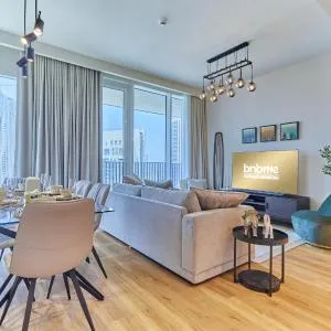 bnbmehomes - Tranquil 2-Bed Apt with Skyline Views Dubai Creek Harbour Retreat - 2605