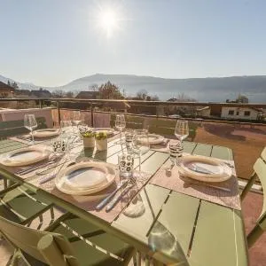 La Brune, Duplex avec vue lac exceptionnelle et splendide terrasse - LLA Selections by Location Lac Annecy