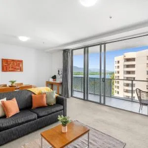 Belle Escapes Harbour Lights Cairns Suite 703 with Waterviews