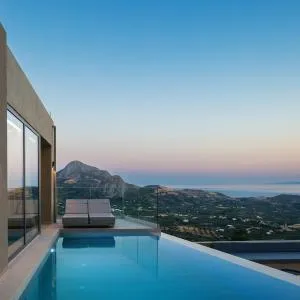 Epsilon Villa, Private Swimming Pool Garden, Panoramic Sunset